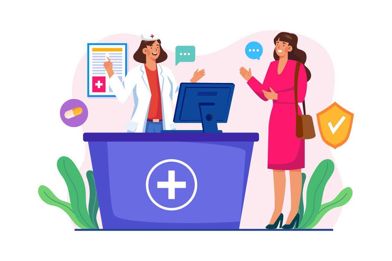 Women’s health consultation at Safe Space Clinic with supportive medical staff